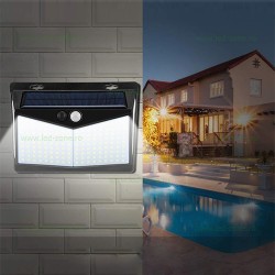 Lampa LED Exterior 40W 208 SMD Solara Senzor 3 Moduri Iluminare